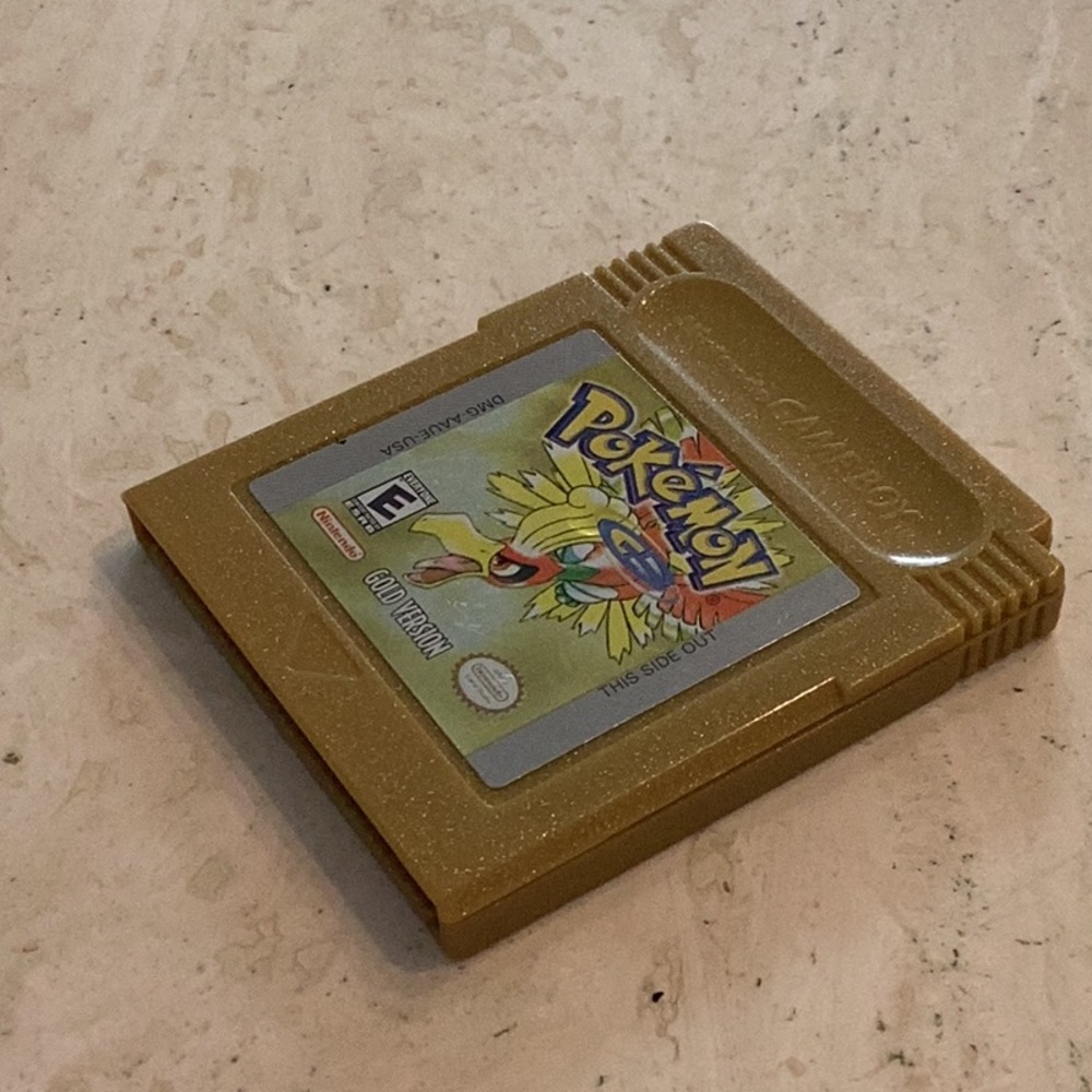 Pokemon Gold Version Nintendo Gameboy Color Game Boy Authentic 2000 Original - Picture 3 of 16